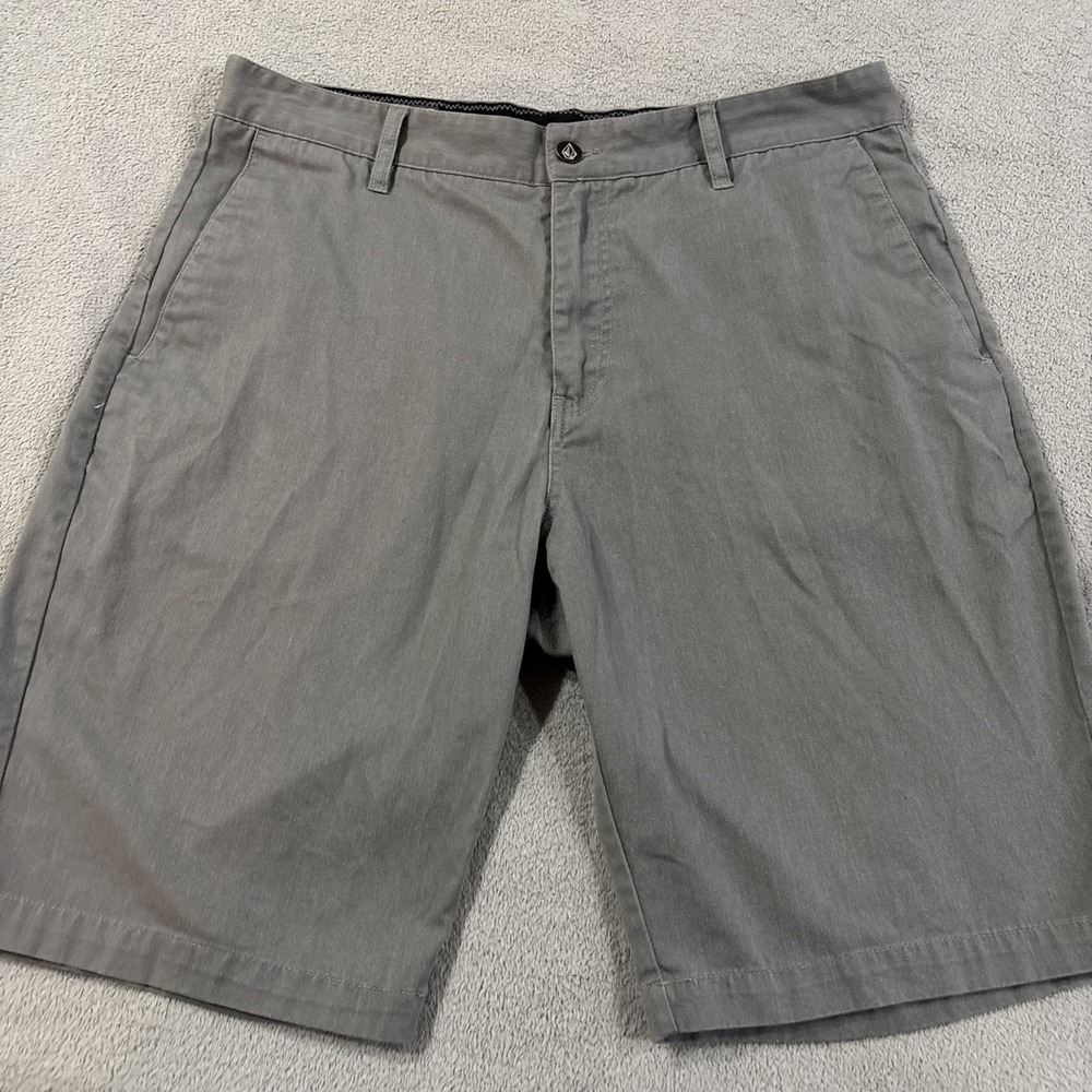 Volcom Mens Corpo Class Gray Shorts Size 34 #018
